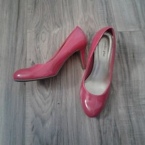 Payless Comfort Plus Raspberry Mid High Heels